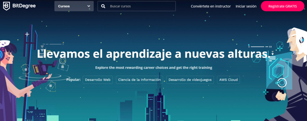 Aprender programación en BitDegree