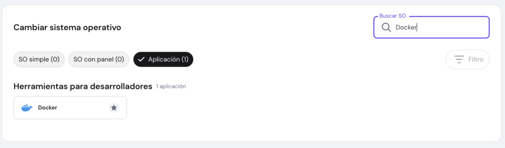 Cambiar sistema operativo de VPS en hPanel