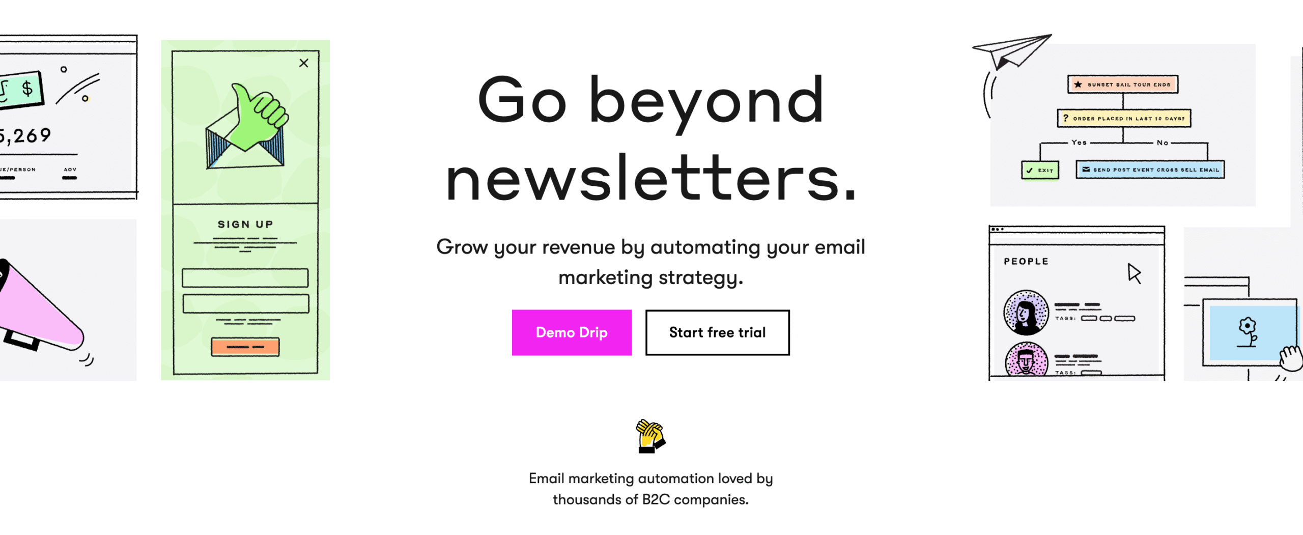 Sitio web de Mailchimp