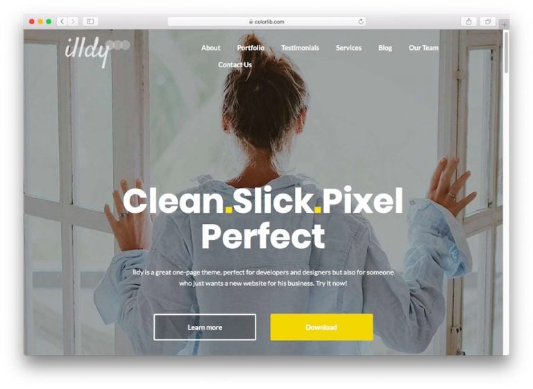 Demostración del tema de Illdy WordPress para blogs