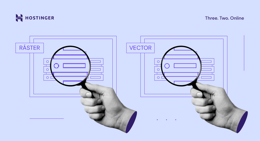 Comparación entre imágenes rasterizadas y vectoriales