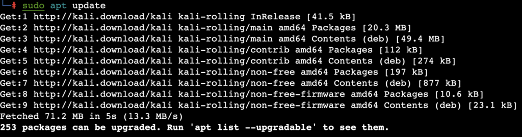 Uso del comando sudo en terminal