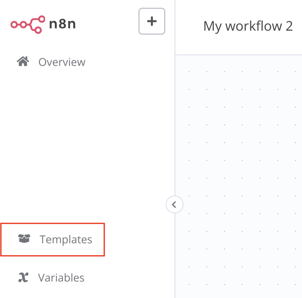 Plantillas del workflow de n8n
