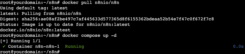 Terminal Docker Compose