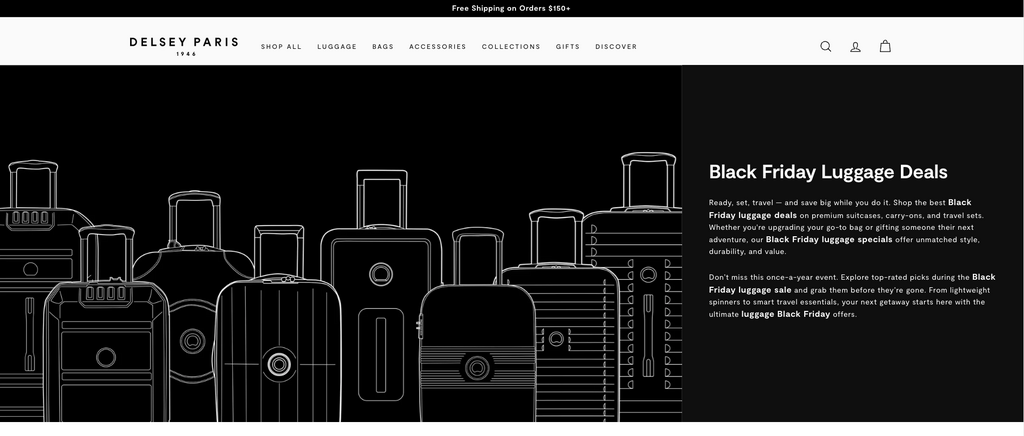 Sitio web de Delsey