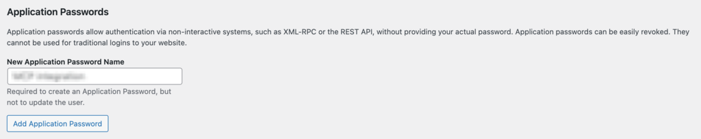 Contraseña de aplicación