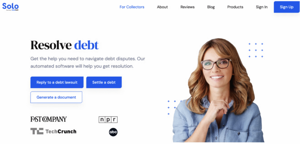 P&aacute;gina de inicio de Solo