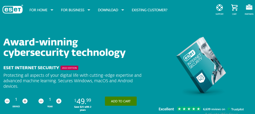 Software de seguridad de ESET