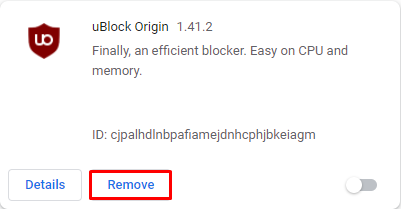 Quitar una extensi&oacute;n en Google Chrome
