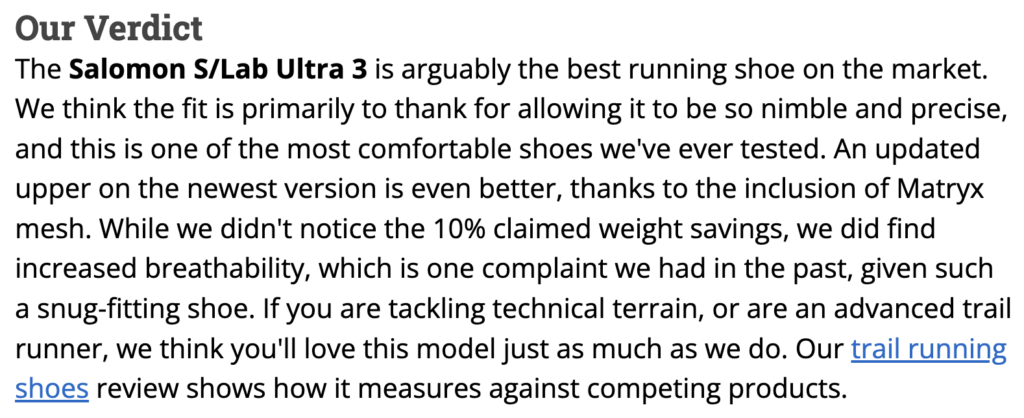 Ejemplo de rese&ntilde;a de producto: especificar el p&uacute;blico objetivo
