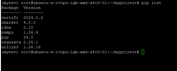 Instalar una versi&oacute;n espec&iacute;fica de una biblioteca en un entorno virtual