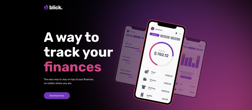 Plantilla de sitio web Blick