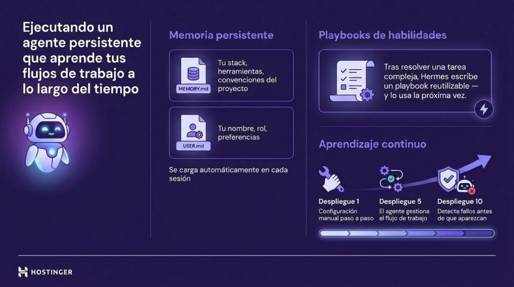 Ejecutar un agente persistente