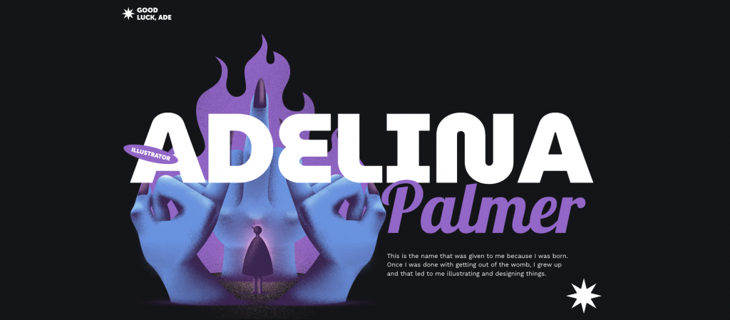 Plantilla de sitio web Adelina