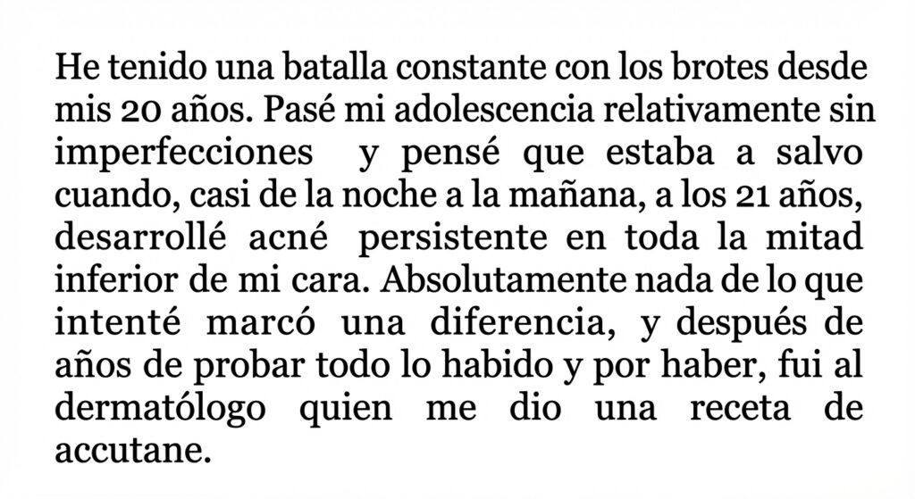 Ejemplo de rese&ntilde;a de producto: que muestra experiencias reales