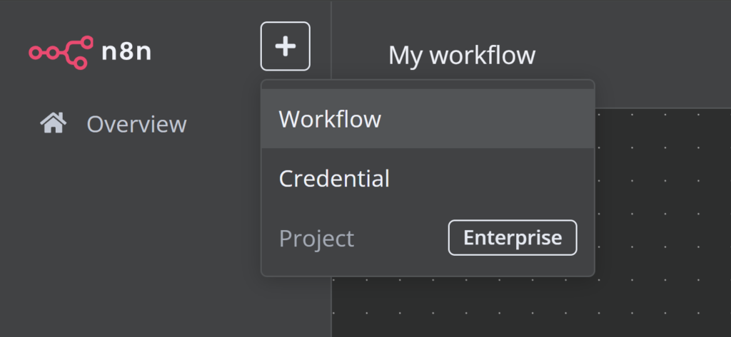 Crear un nuevo flujo de trabajo.