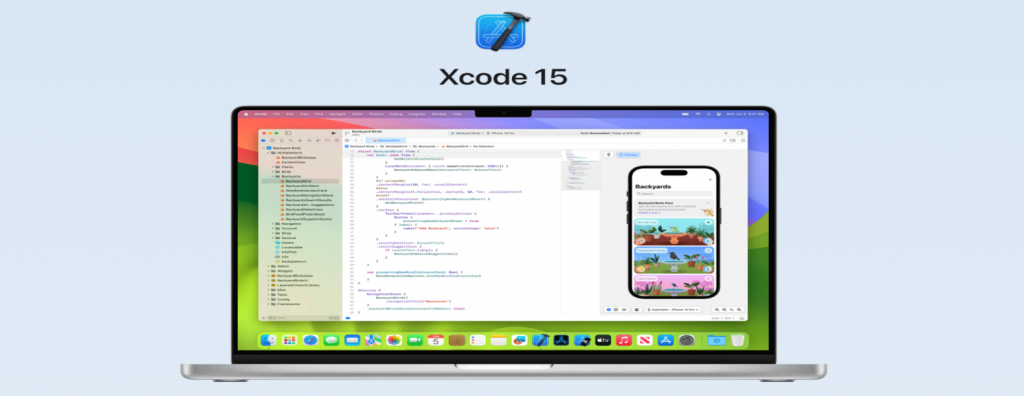 El banner de Xcode