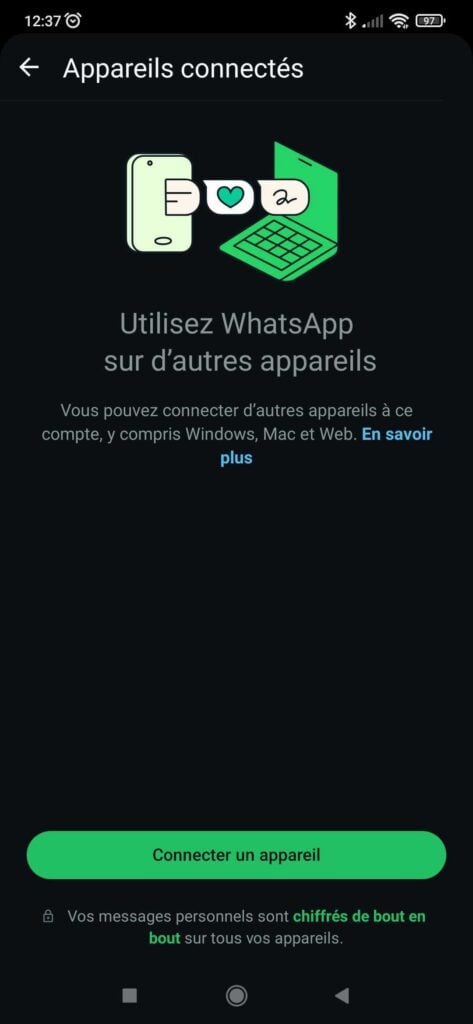 Appareils connect&eacute;s