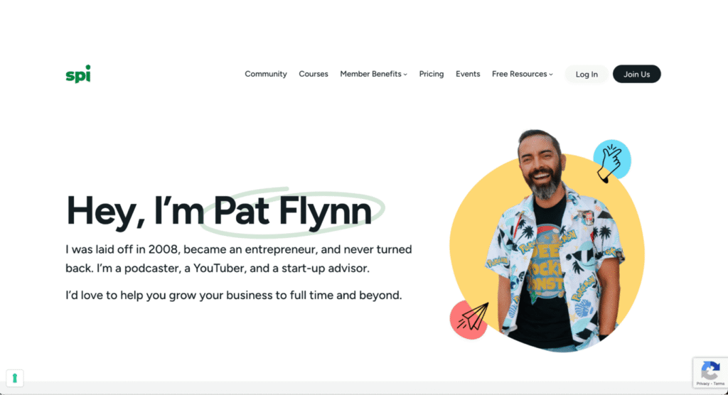 Landing page de Smart Passive Income