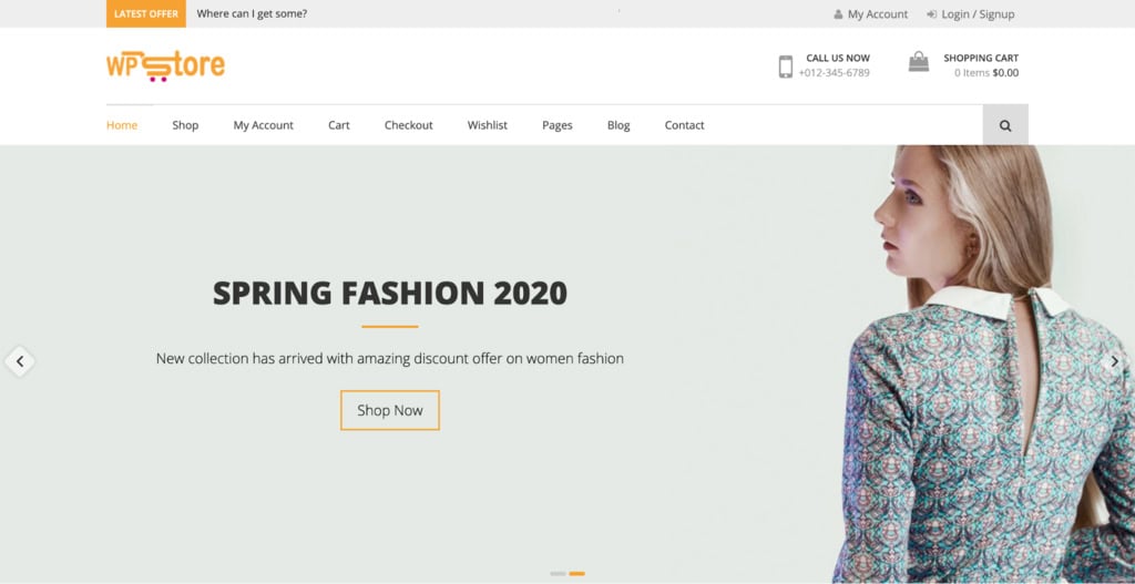 WP Store, un thème WooCommerce WordPress