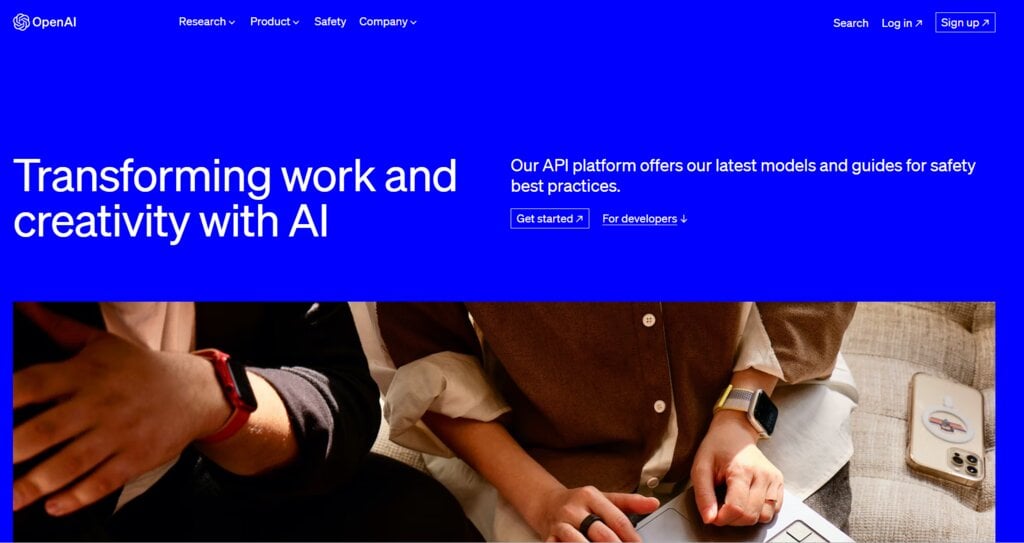 Page-produit-OpenAI Page du produit OpenAI