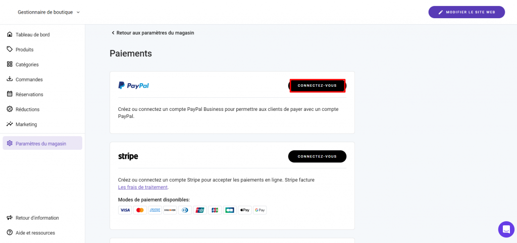 Paiements-PayPal-et-Stripe Paiements PayPal et Stripe