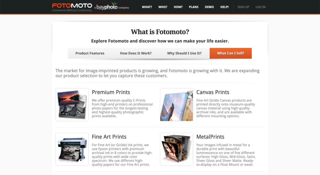 Page what is de Fotomoto