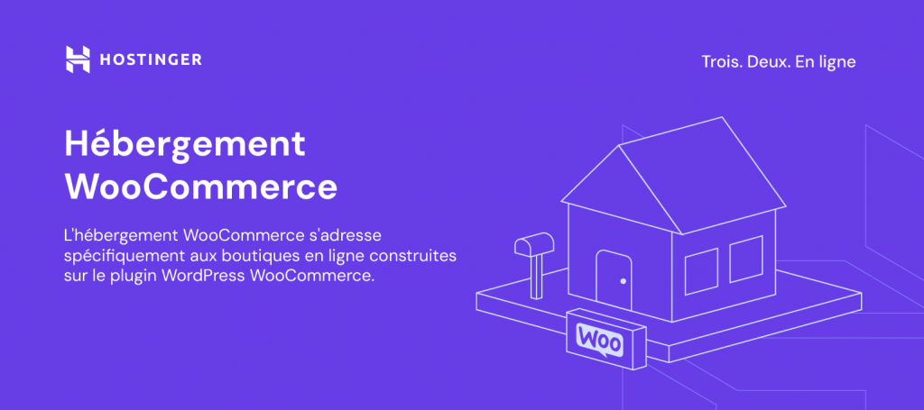 Illustration-d'Hostinger-hébergement-WooCommerce Illustration d'Hostinger pour l'hébergement WooCommerce