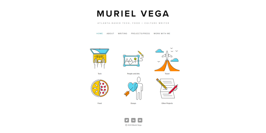 Portfolio d'écriture de Muriel Vega
