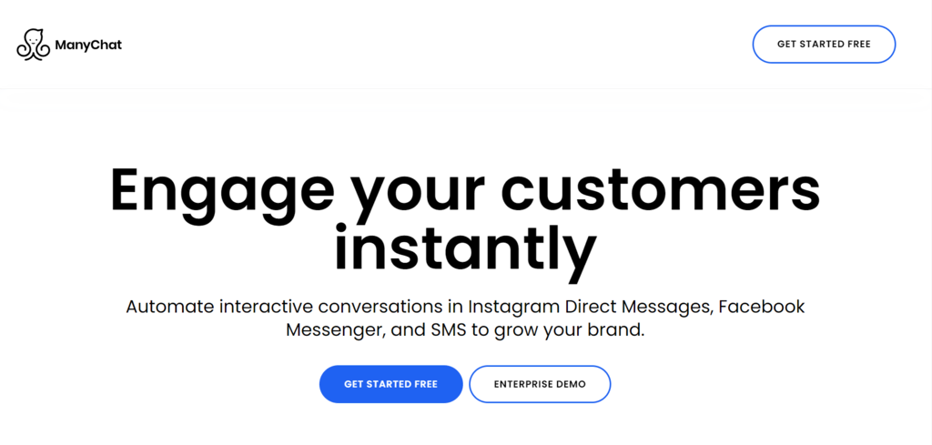 Outil de chatbot ManyChat