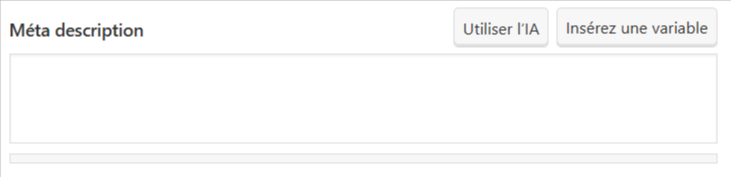 Zone de m&eacute;ta-description pour modifier et &eacute;diter votre m&eacute;ta-description