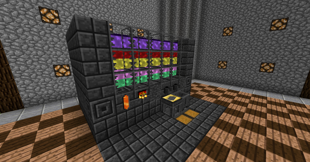 Image montrant une fonderie ajoutée avec le mod Tinkers' Construct.