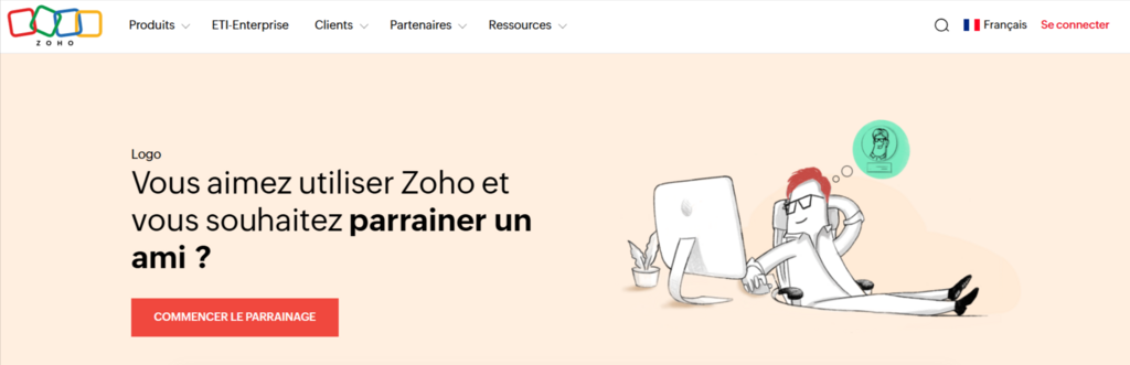 Programme de parrainage de Zoho
