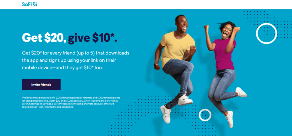 Programme de parrainage de SoFi