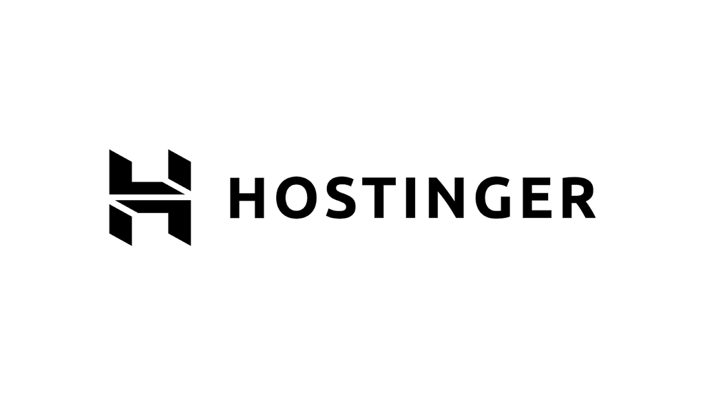Logo de Hostinger sur fond blanc