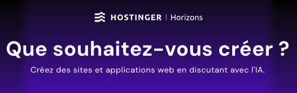 Comment créer une carte de visite virtuelle avec Hostinger Horizons
