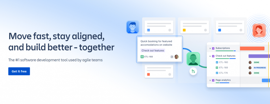 Site d&rsquo;Atlassian proposant d&rsquo;obtenir Jira gratuitement