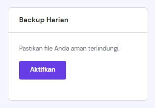 Opsi untuk mengubah versi PHP dan WordPress di WordPress → Pratinjau → Dashboard