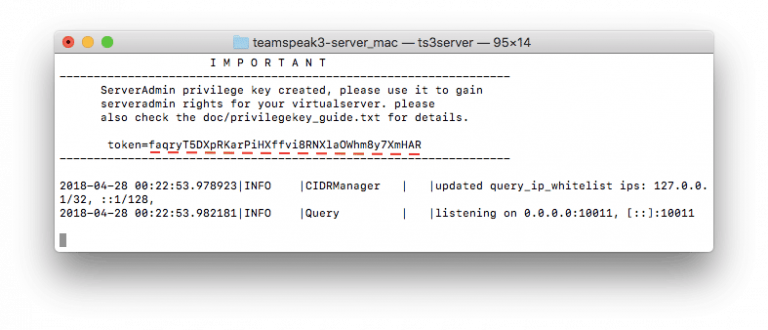 Mencari privileged key TS3 di Mac