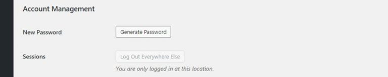 Buat password
