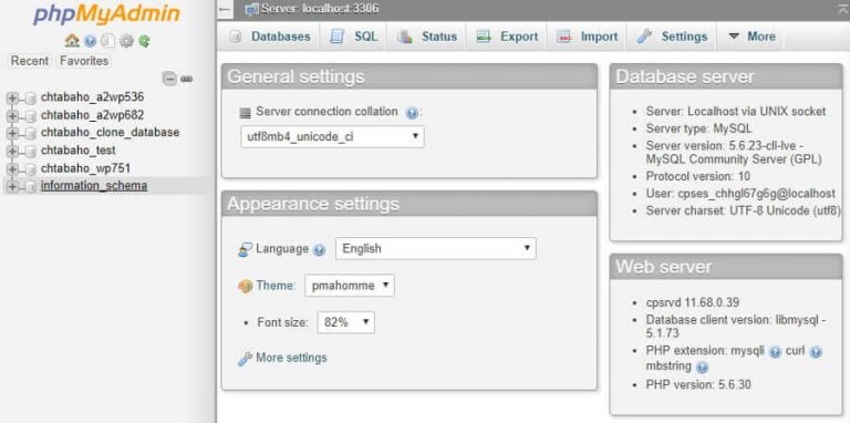 Daftar database