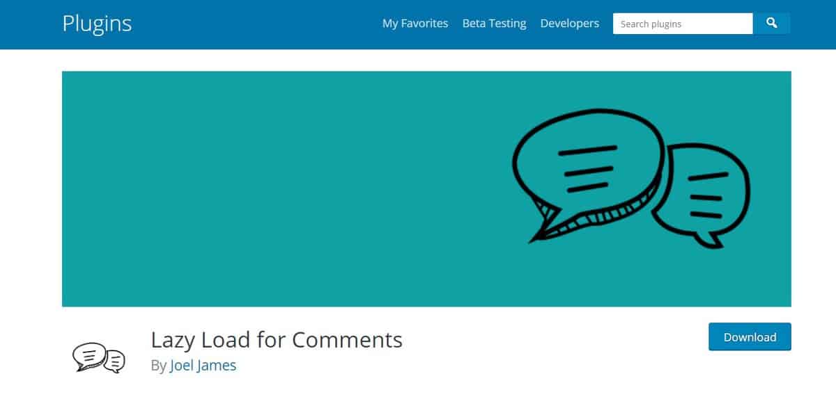 Lazy Load for Comments