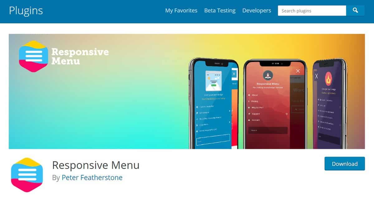 plugin menu wordpress responsive menu