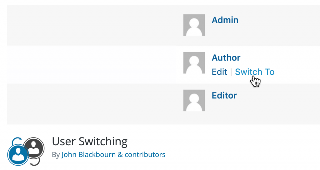 user switching
