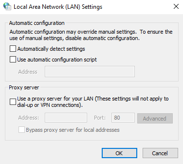 pengaturan LAN