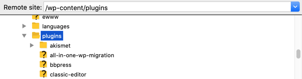 plugins wp content