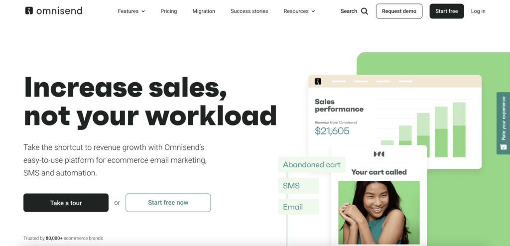 homepage omnisend