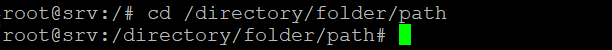 output command linux cd di Terminal