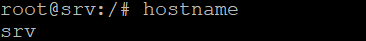 output command linux hostname di Terminal