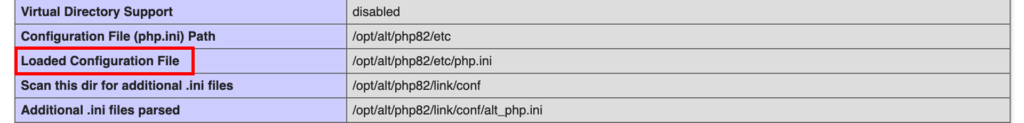 bagian loaded configuration file phpinfo.php